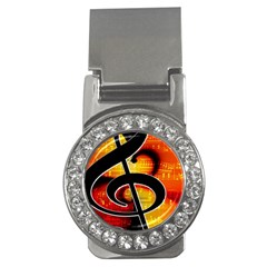 Clef Music Lines Notenblatt Money Clips (cz)  by HermanTelo