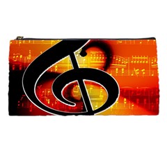 Clef Music Lines Notenblatt Pencil Cases by HermanTelo