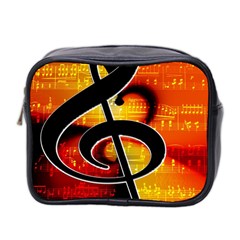 Clef Music Lines Notenblatt Mini Toiletries Bag (two Sides)