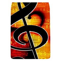 Clef Music Lines Notenblatt Removable Flap Cover (s) by HermanTelo