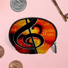 Clef Music Lines Notenblatt Accessory Pouch (small) by HermanTelo