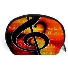 Clef Music Lines Notenblatt Accessory Pouch (large)