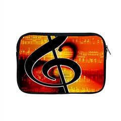 Clef Music Lines Notenblatt Apple Macbook Pro 15  Zipper Case by HermanTelo