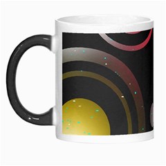 Circles Yellow Space Morph Mugs