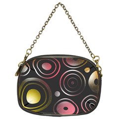 Circles Yellow Space Chain Purse (one Side)