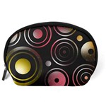 Circles Yellow Space Accessory Pouch (Large) Back