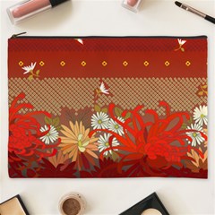 Abstract Flower Cosmetic Bag (xxxl)