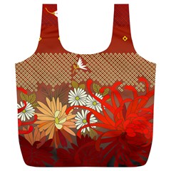 Abstract Flower Full Print Recycle Bag (xl) by HermanTelo