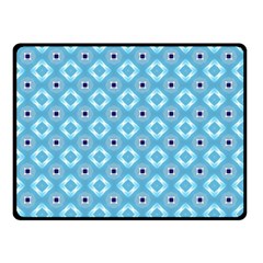 Blue Pattern Fleece Blanket (small)