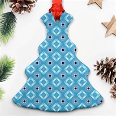 Blue Pattern Ornament (christmas Tree) 