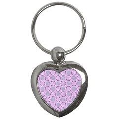 Circumference Point Pink Key Chain (heart) by HermanTelo