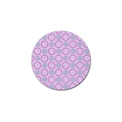 Circumference Point Pink Golf Ball Marker by HermanTelo