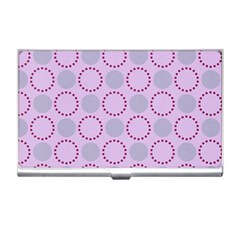 Circumference Point Pink Business Card Holder