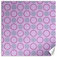 Circumference Point Pink Canvas 16  X 16 