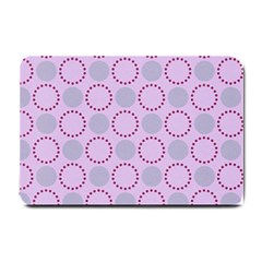 Circumference Point Pink Small Doormat 