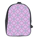 Circumference Point Pink School Bag (Large) Front