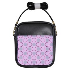 Circumference Point Pink Girls Sling Bag by HermanTelo