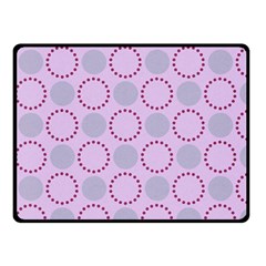 Circumference Point Pink Fleece Blanket (small)