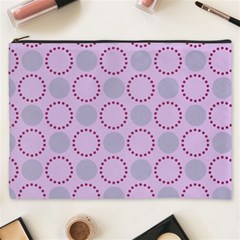 Circumference Point Pink Cosmetic Bag (xxxl) by HermanTelo