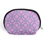 Circumference Point Pink Accessory Pouch (Medium) Front