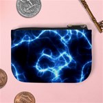 Electricity Blue Brightness Mini Coin Purse Back