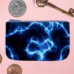 Electricity Blue Brightness Large Coin Purse