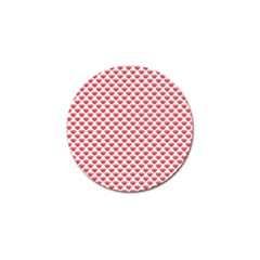 Red Diamond Golf Ball Marker