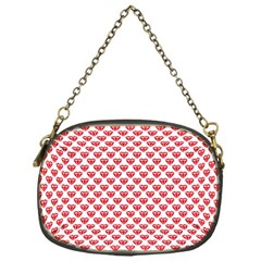 Red Diamond Chain Purse (one Side)