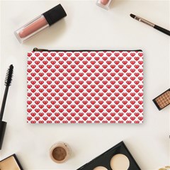 Red Diamond Cosmetic Bag (medium) by HermanTelo