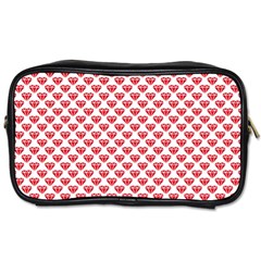 Red Diamond Toiletries Bag (two Sides)