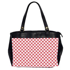 Red Diamond Oversize Office Handbag (2 Sides)