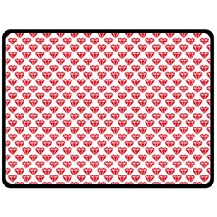 Red Diamond Fleece Blanket (large) 