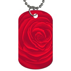 Roses Red Love Dog Tag (two Sides) by HermanTelo