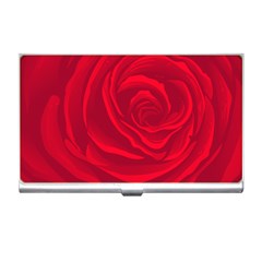 Roses Red Love Business Card Holder