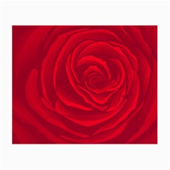 Roses Red Love Small Glasses Cloth (2 Sides)