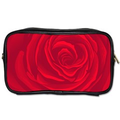 Roses Red Love Toiletries Bag (one Side)