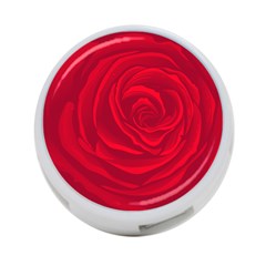 Roses Red Love 4-port Usb Hub (two Sides) by HermanTelo