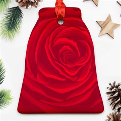 Roses Red Love Bell Ornament (two Sides)