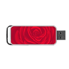 Roses Red Love Portable Usb Flash (one Side)