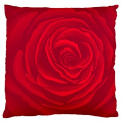 Roses Red Love Large Flano Cushion Case (one Side)