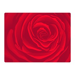 Roses Red Love Double Sided Flano Blanket (mini) 