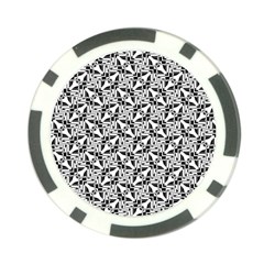 Ornamental Checkerboard Poker Chip Card Guard