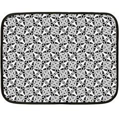 Ornamental Checkerboard Double Sided Fleece Blanket (mini) 