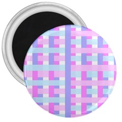 Gingham Nurserybaby 3  Magnets by HermanTelo