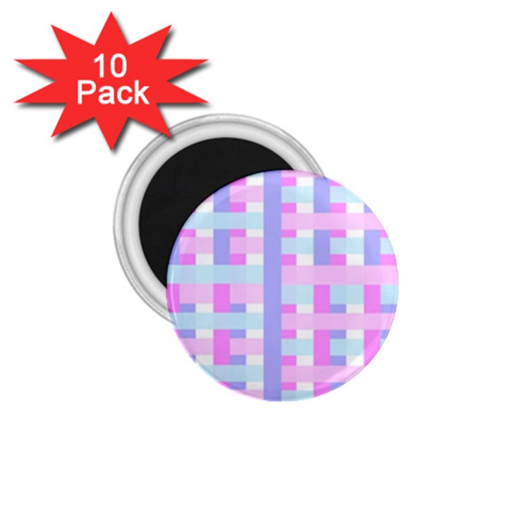 Gingham Nurserybaby 1.75  Magnets (10 pack) 