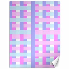 Gingham Nurserybaby Canvas 36  X 48  by HermanTelo