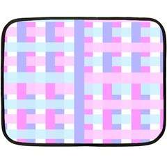 Gingham Nurserybaby Double Sided Fleece Blanket (mini) 