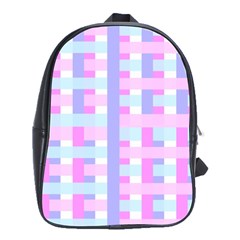 Gingham Nurserybaby School Bag (large) by HermanTelo