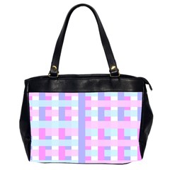 Gingham Nurserybaby Oversize Office Handbag (2 Sides)