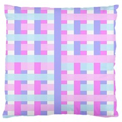 Gingham Nurserybaby Standard Flano Cushion Case (one Side)